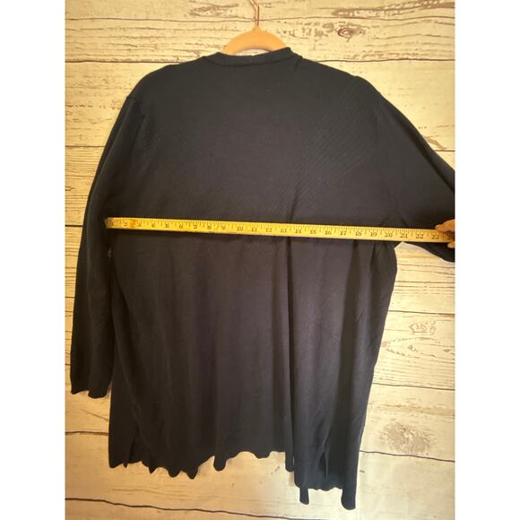 Simply Scarlett Navy Blue Cardigan Women Sz L - Picture 7 of 9